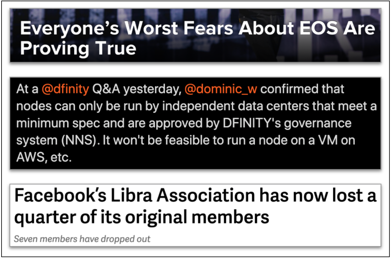 Centralization News